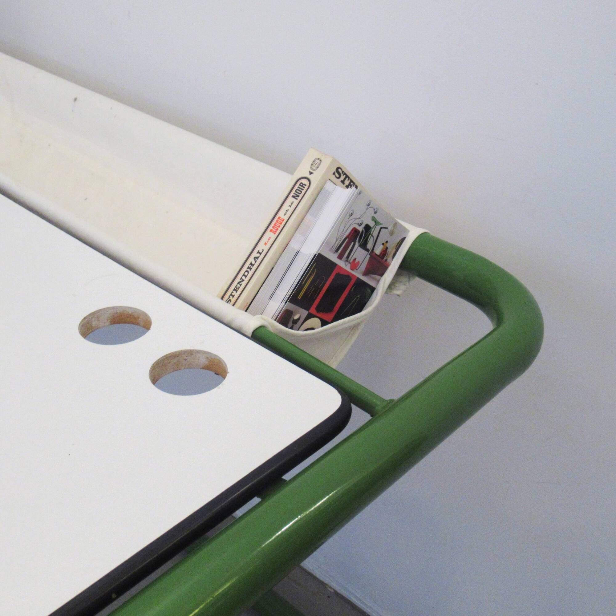 Twenty Tube desk and chair by Marc Berthier Roche Bobois