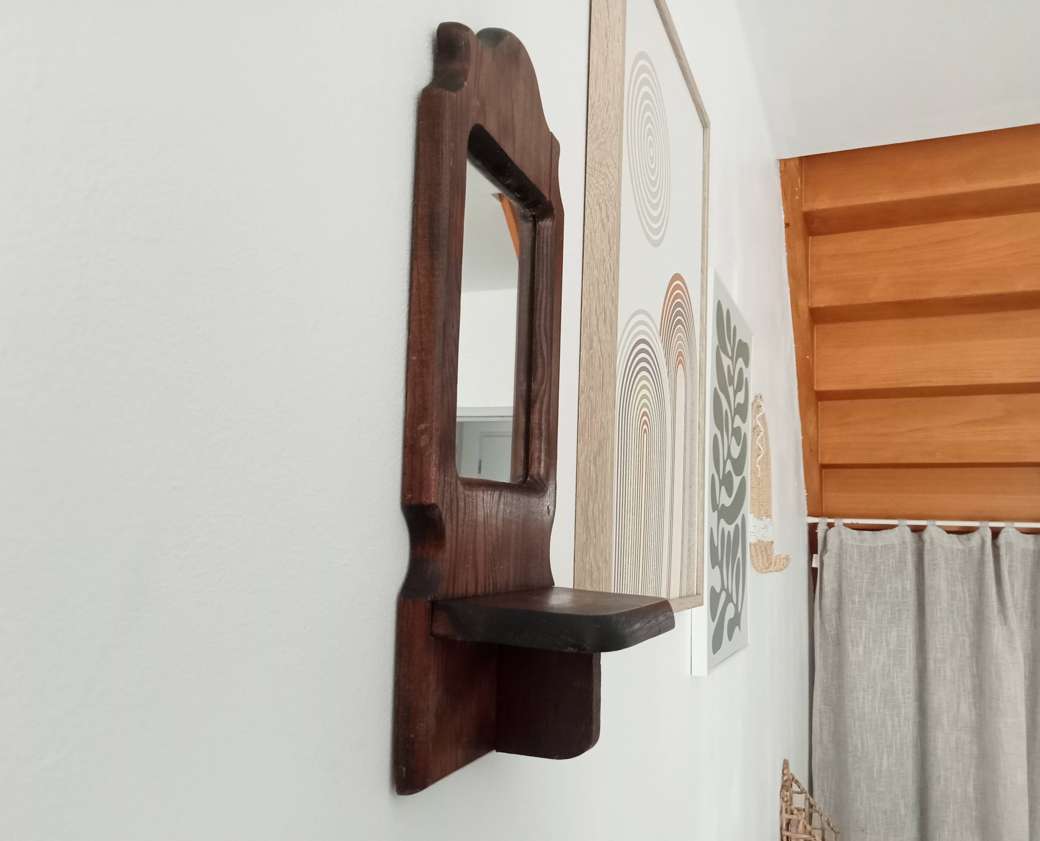 Vintage 60s/70s tablet mirror