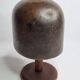 Old solid wood hat shape on foot, 1900