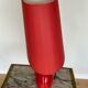 Red ceramic lamp drimmer modernist lampshade
