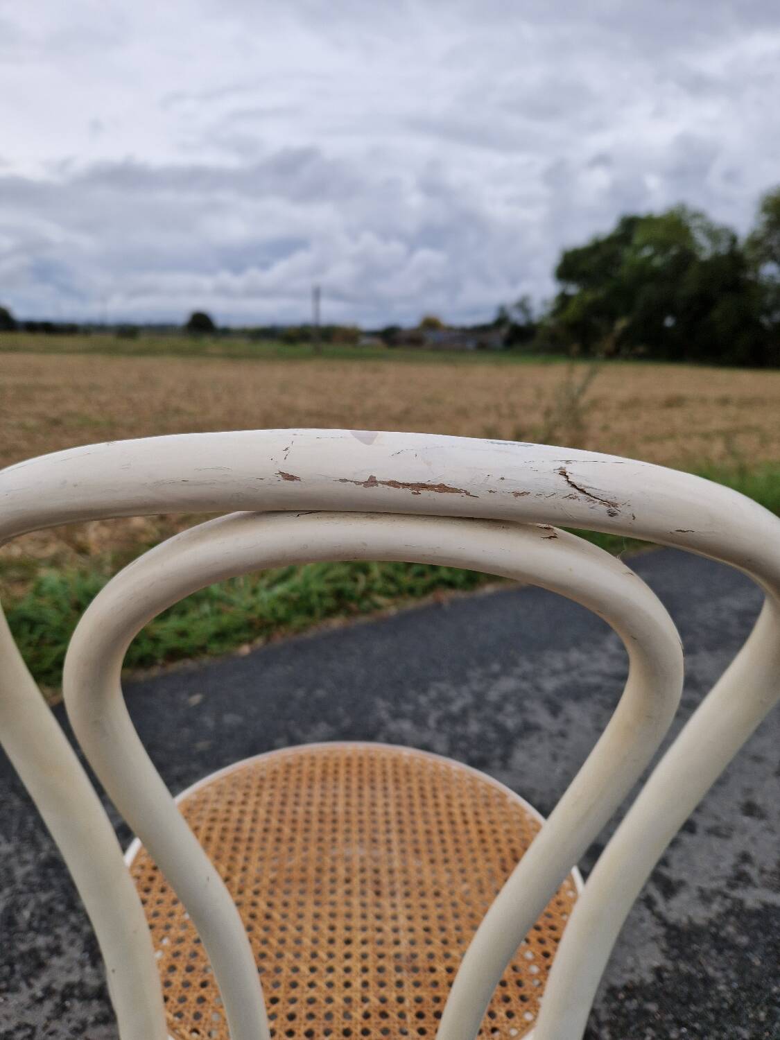 Set of 3 vintage bistro chairs