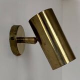 Applique vintage laiton orientable, France, 1950