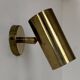 Vintage adjustable brass wall light, France, 1950