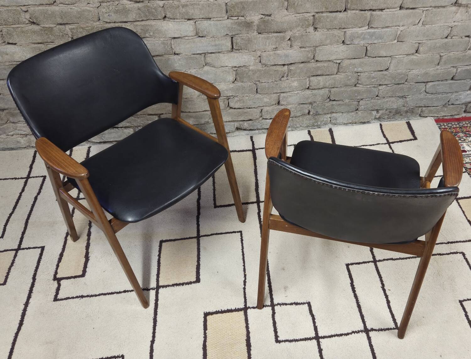 Pair of armchairs by Cees Braakman for Pastoe 1960
