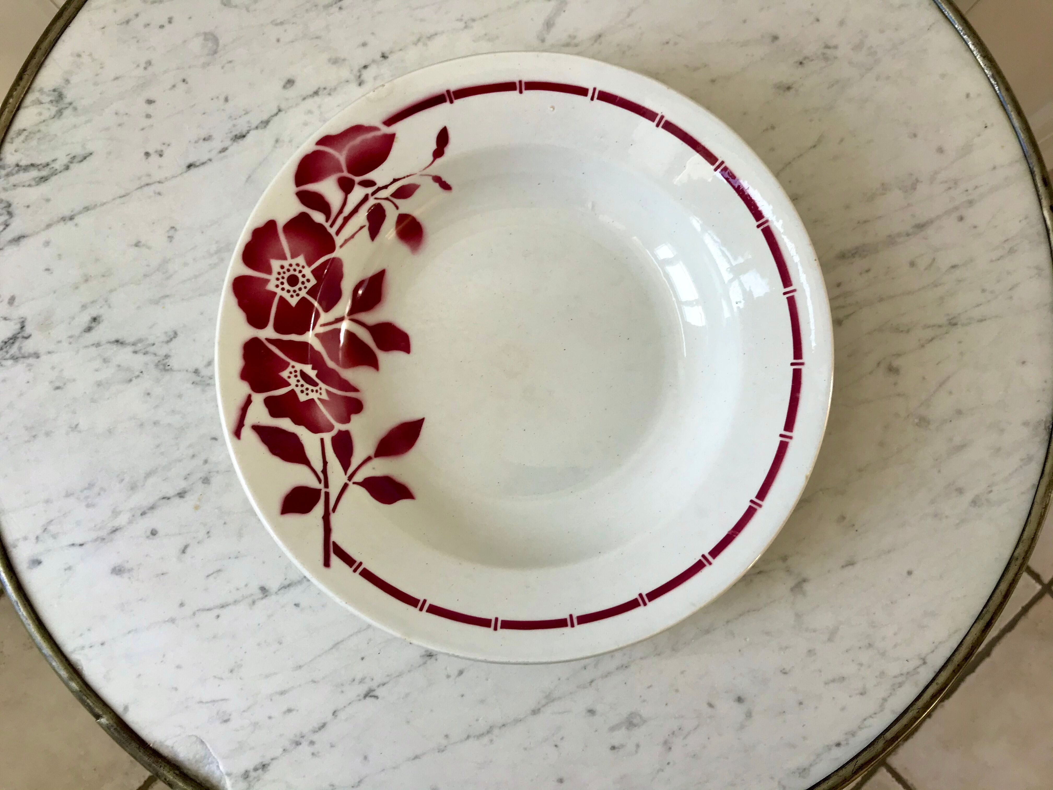 Hollow dish Céranord Saint-Amand 30s