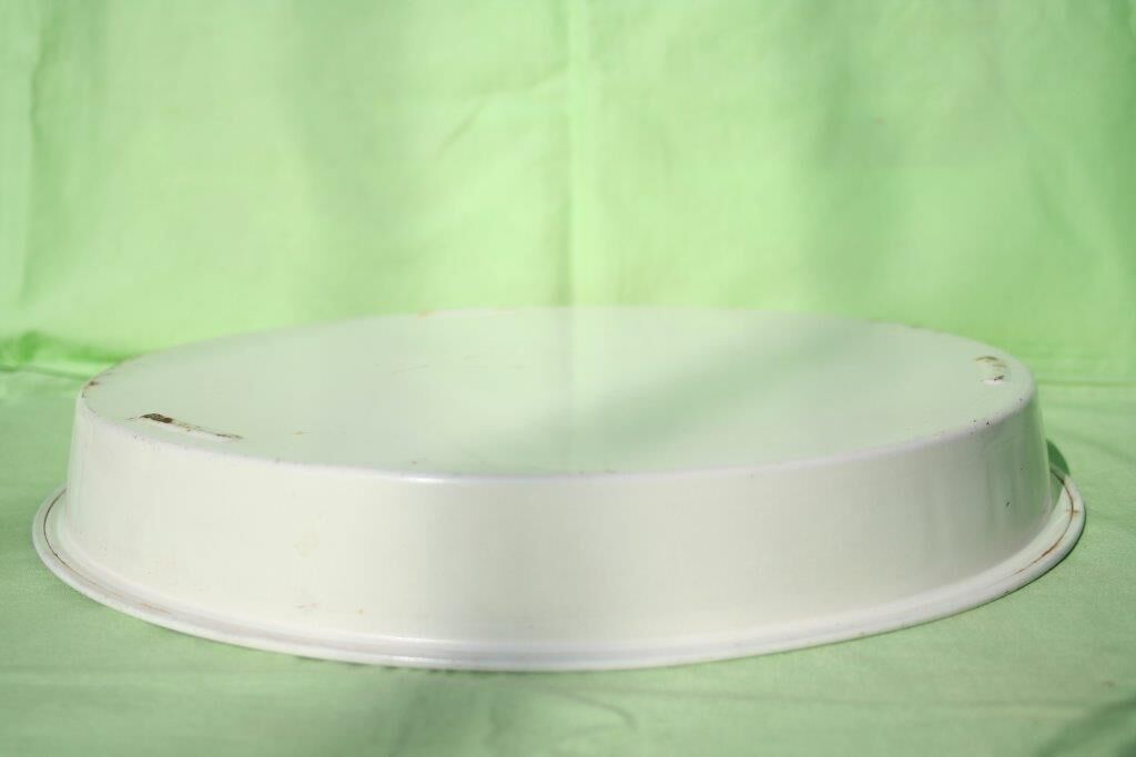 Painted metal plate 60 years