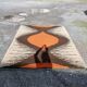1970s design rug, knotted wool, 280 x 200 cm