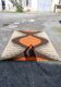 1970s design rug, knotted wool, 280 x 200 cm