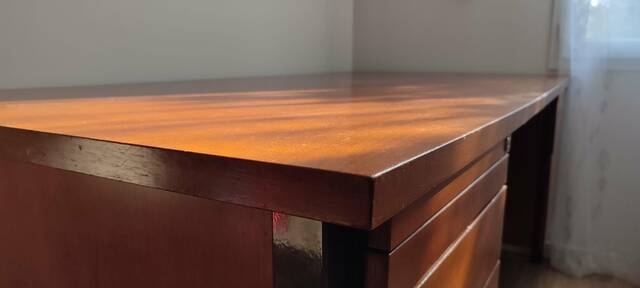 Large rectangular executive desk, model from ORDO (France)