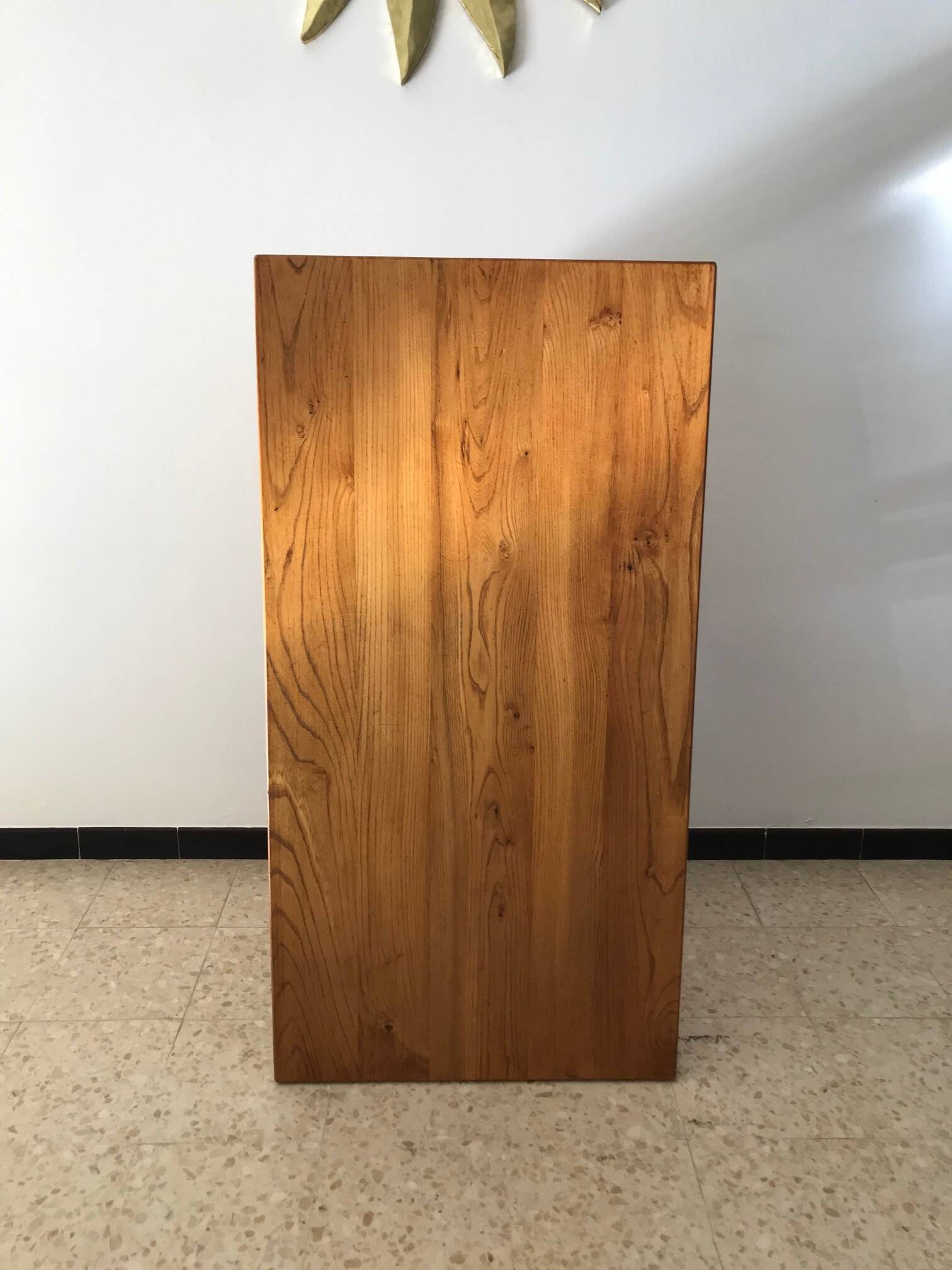 Solid elm coffee table from the 80s