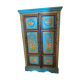 Painted cabinet with floral decoration