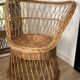 Fauteuil Paon en osier Tressé