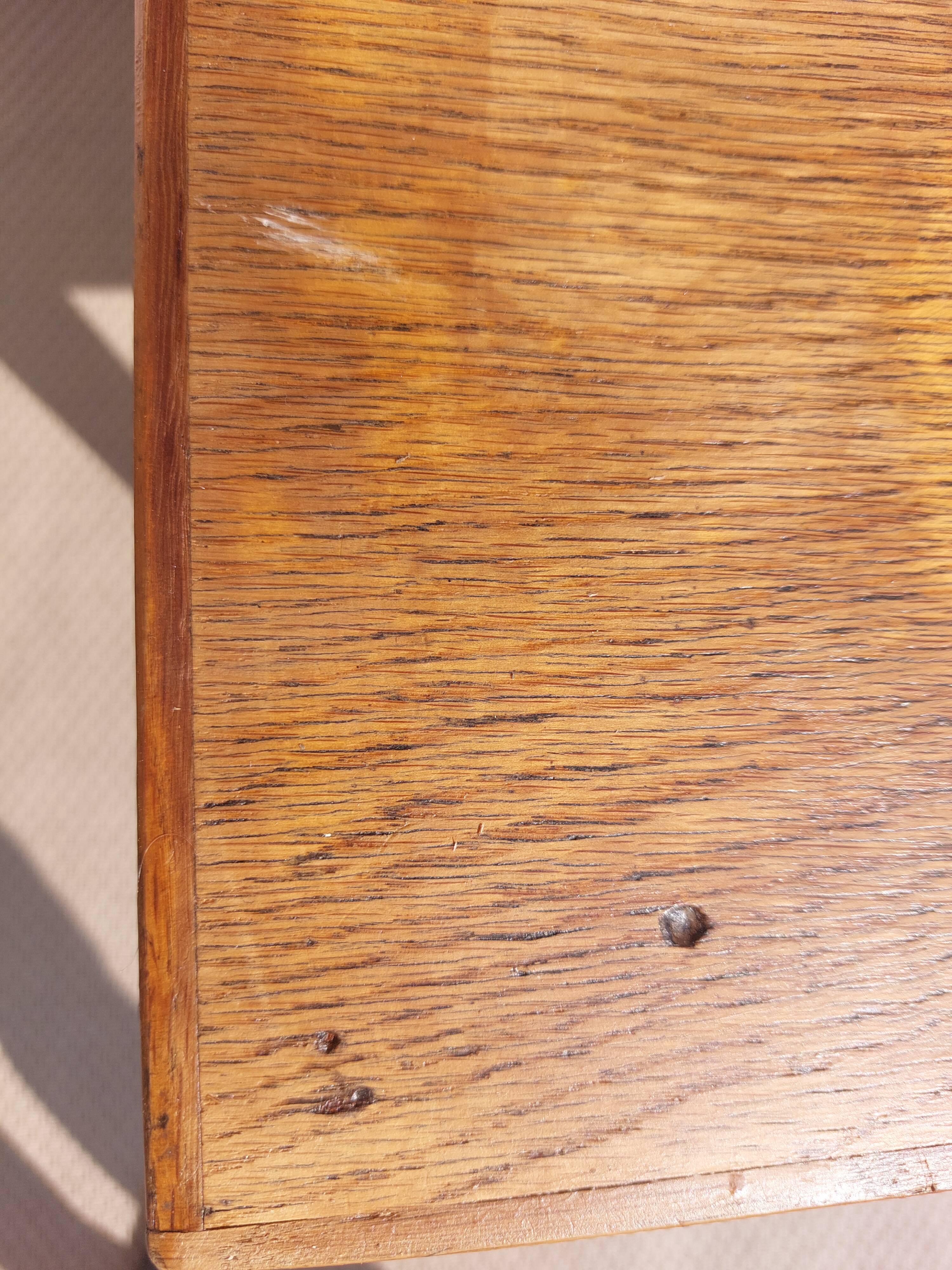 bureau en bois massif, vintage, bohème