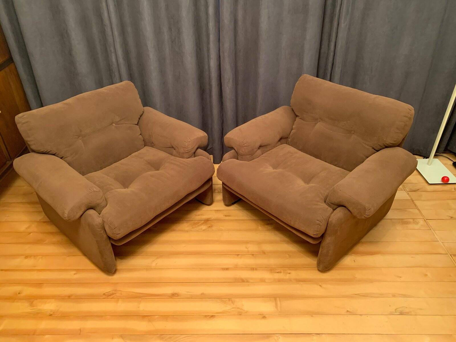 Set of Coronado armchairs by Tobia Scarpa for B&B Italia / C&B Italia, 1960s
