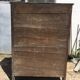 Old rustic farmhouse cabinet in fruit wood