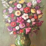 Oil painting on canvas signed Paul Feron