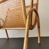 Door vintage bamboo magazines and rattan canning 70s