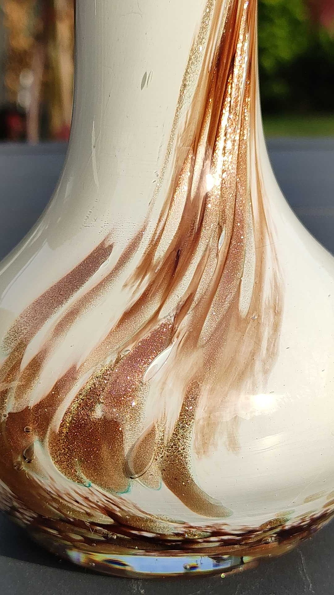 Vase vintage in blown glass