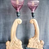 Paire de lampes de style art déco