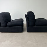 2 Ligne Roset armchairs from the 1970s.