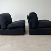 2 Ligne Roset armchairs from the 1970s.