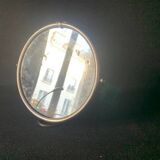 Small old barber's mirror, round, 2 sides, 1930