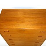 Commode scandinave "tallboy" en teck, Suède, 1960
