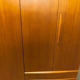 Scandinavian teak cabinet 1960 with mounting plan