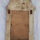 Antique carved wooden mirror – Indian craftsmanship – Authentic patina