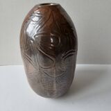 Ceramic vase Signed monogram IN (Signature to be identified)