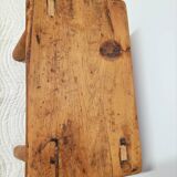 Small rustic old wooden stool