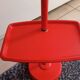 Cendrier sur pied vintage orange