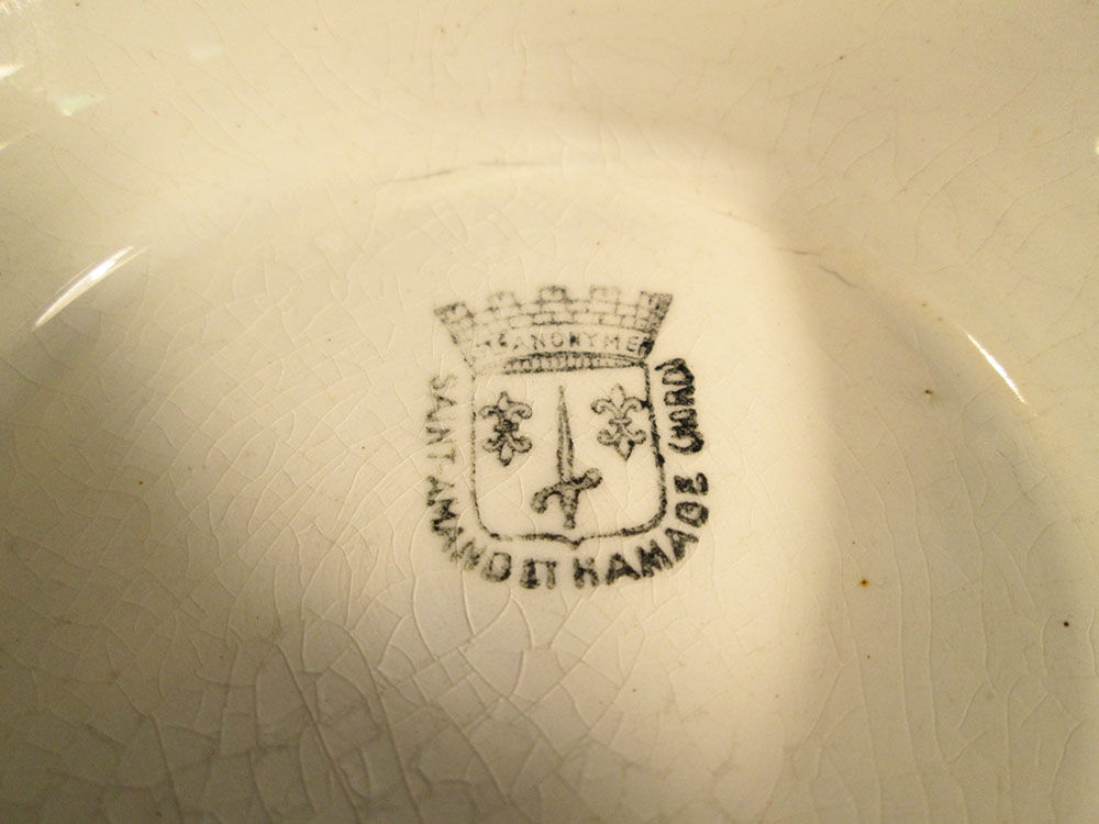 White soup pot Saint-Amand and Hamage