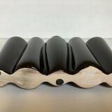 Black tulip flower spike vase