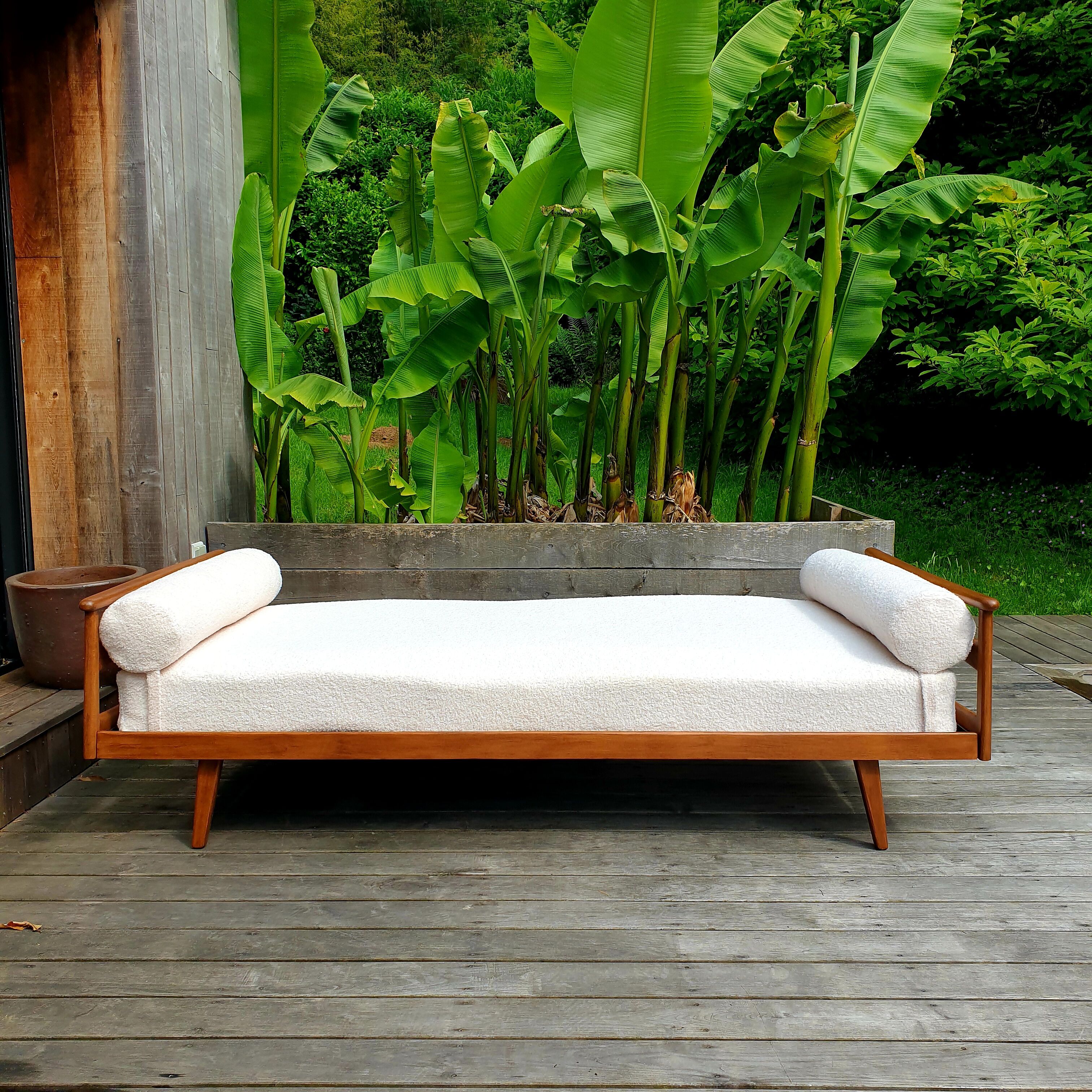 Vintage Scandinavian daybed sofa (bench) vintage 60s
