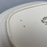 Strasbourg ironstone serving dish with Sarreguemines flowers