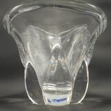 Crystal vase signed Val St Lambert