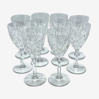 Saint Louis Chantilly wine glasses