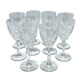 Saint Louis Chantilly wine glasses