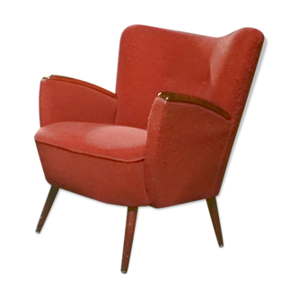 Red vintage 50sclub armchair