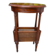 Oval cherry pedestal table