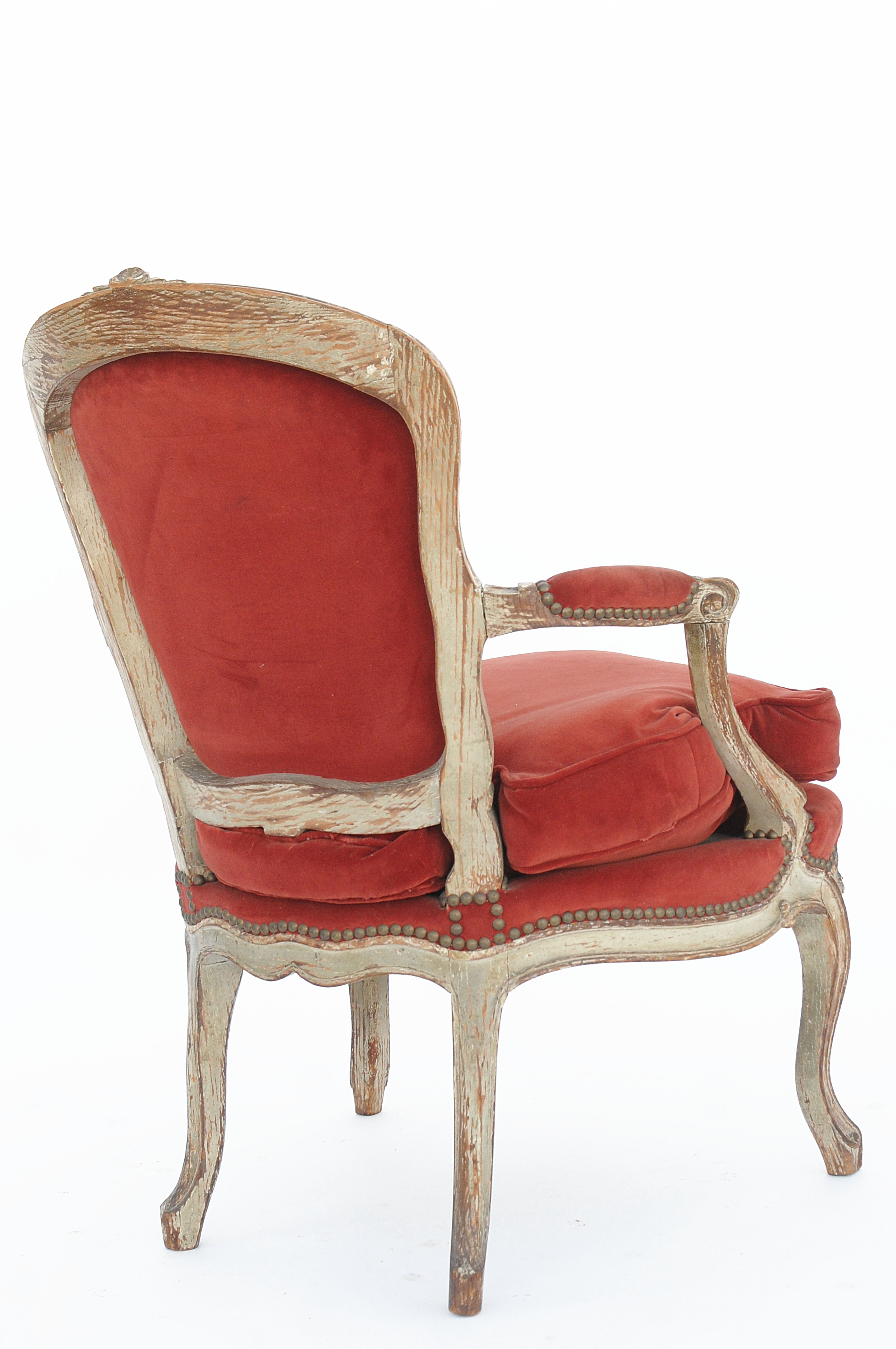 Louis XV-style convertible chair