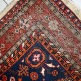Tapis Hamadan Vintage du Moyen-Orient, Années 1970, Authentique et Patiné