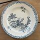 Set of 6 ironstone plates Sarreguemines Fontange