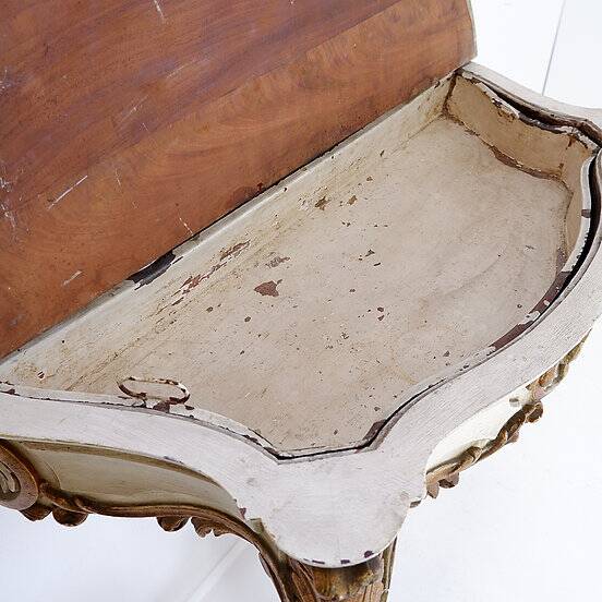 19th Century Italian Louis XVI Style Carved Wood console Planter