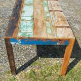 Teak table with 6 chairs