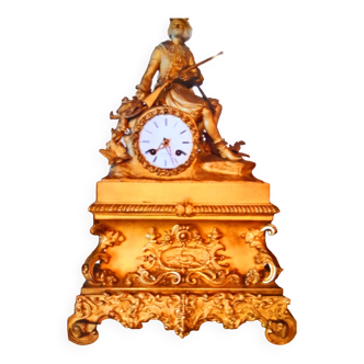 Ceremonial clock with candelabra