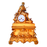 Ceremonial clock with candelabra
