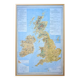 The British Isles, original map printed in 1879.