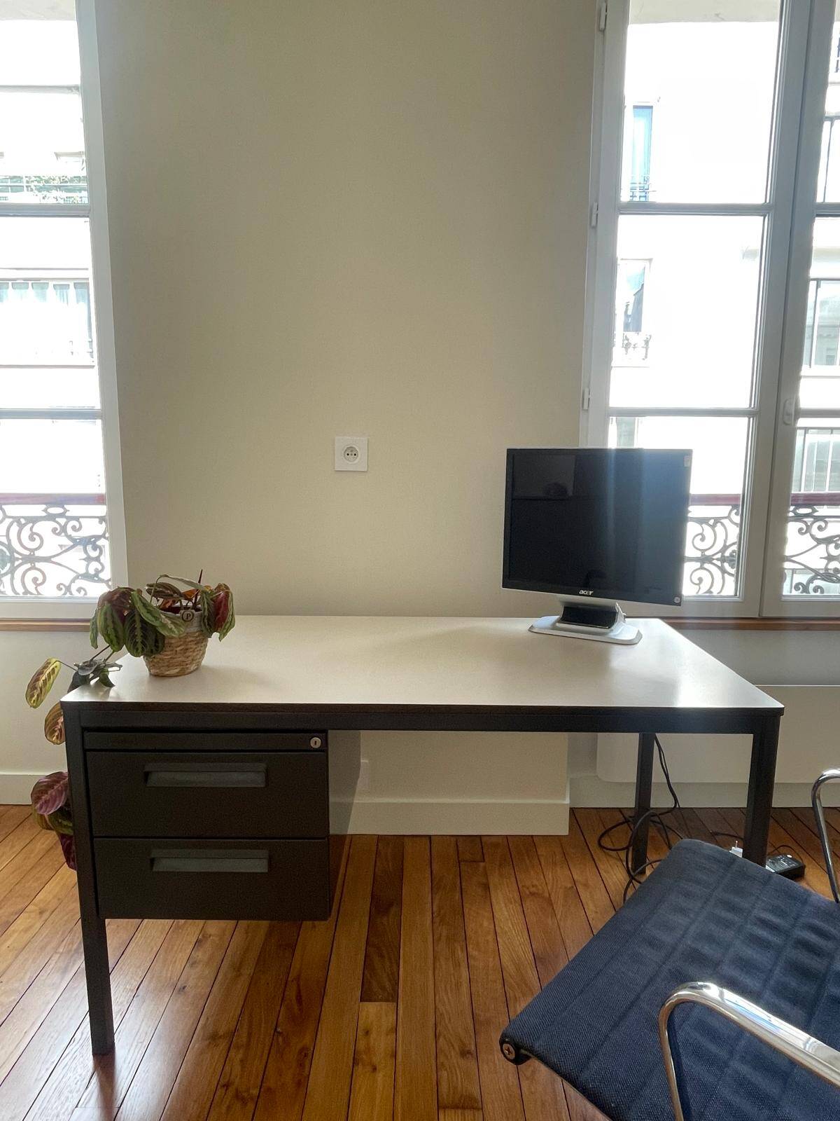 Van Blerk Industrial Desk in steel and formica